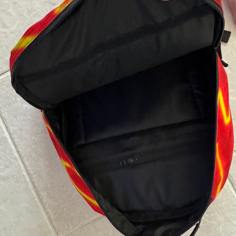 MONKEY CARTOON BACKPACK (VIBRANT RED & YELLOW) - Picture 7 of 11